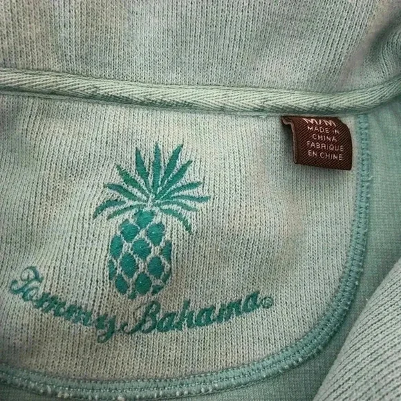 Tommy Bahama Women's Blue Quarter Zip Jacket Size M - Picture 3 of 5